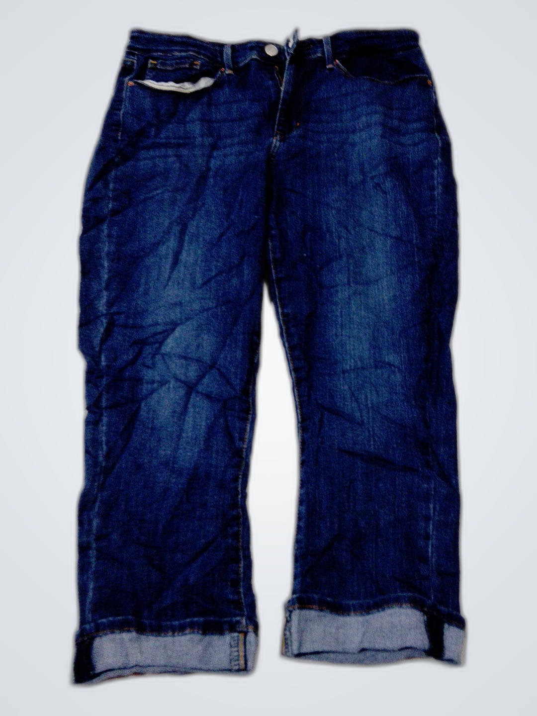 Levi Strauss Signature Mid-Rise Capri Jeans