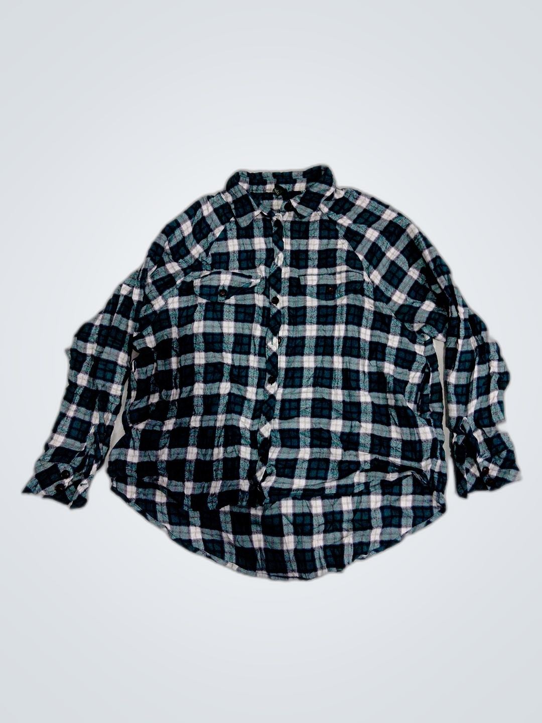 Wild Fable Green Plaid Flannel Shirt