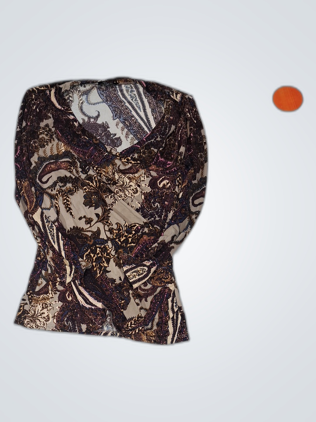 Blouse with Paisley Pattern