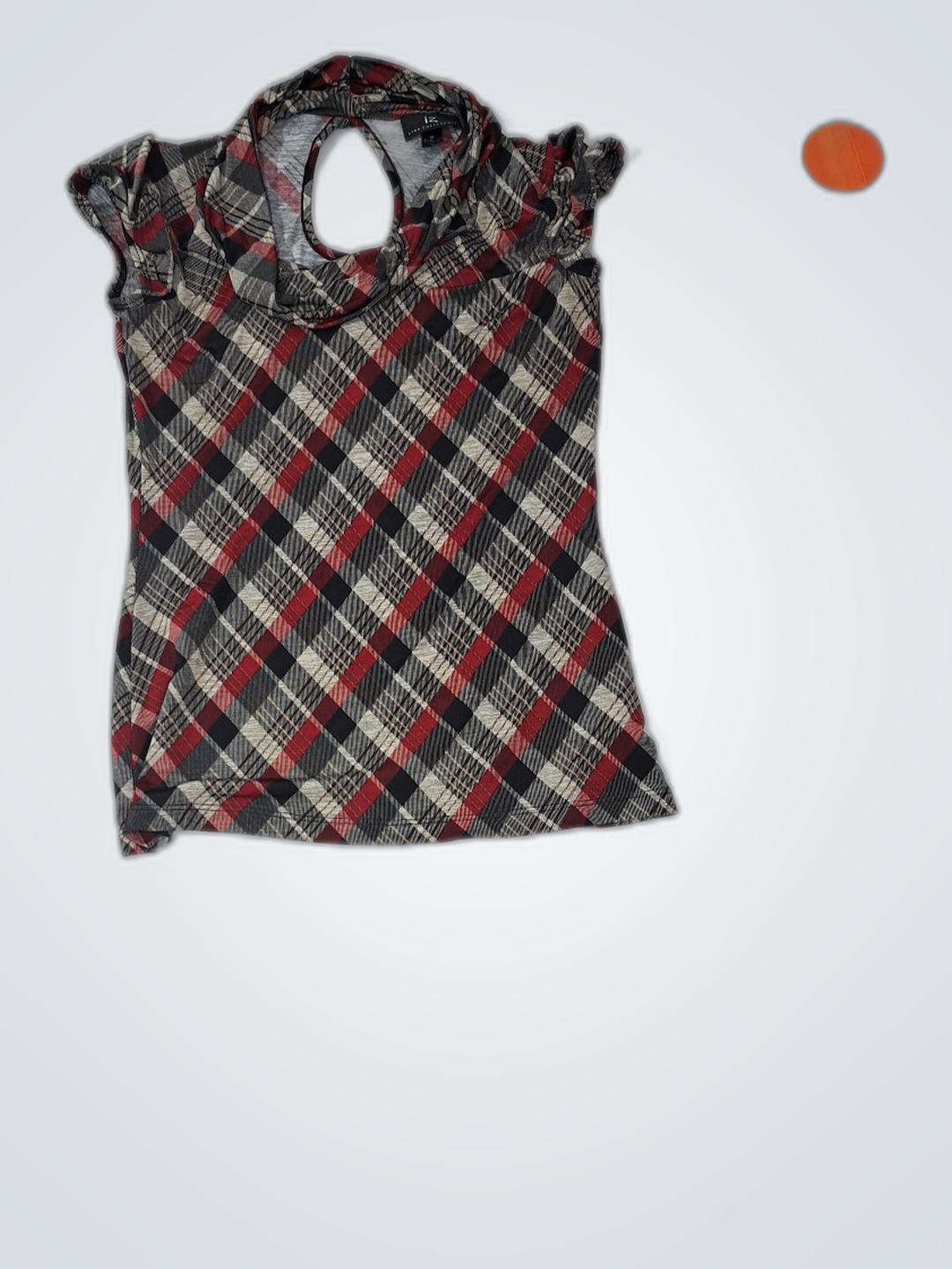 IZ byer California Women's Plaid Top