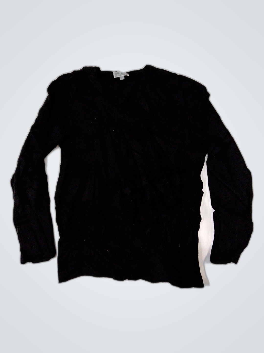 Black Long-Sleeve Sweater