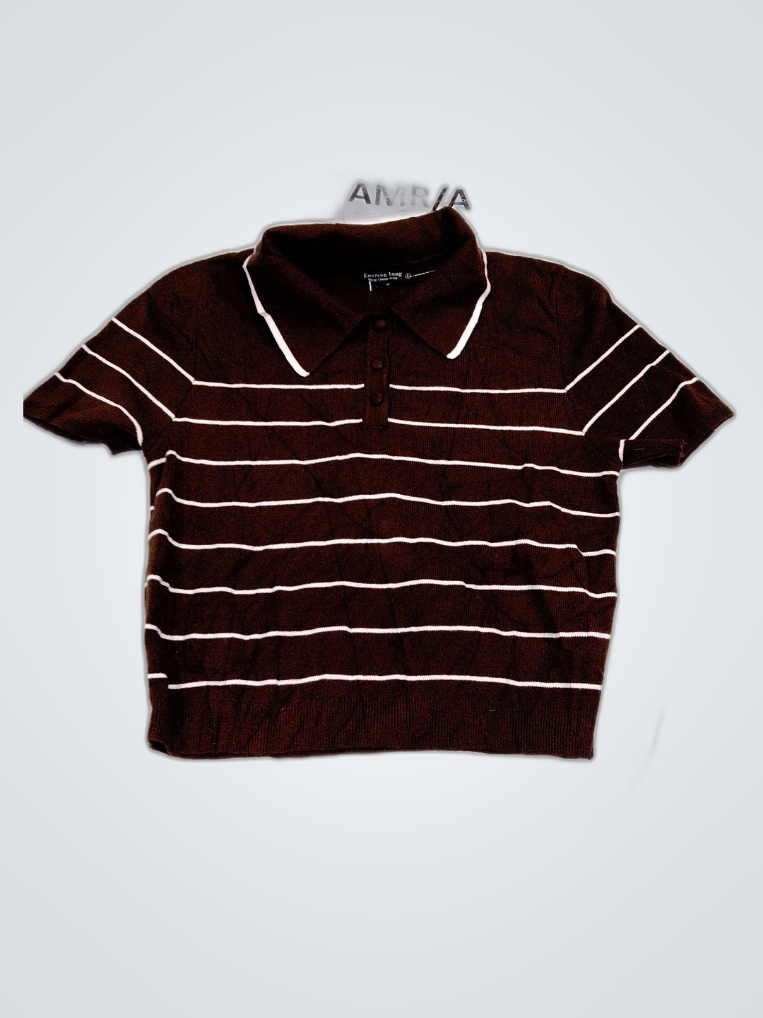 Emerson Lang Striped Polo Shirt