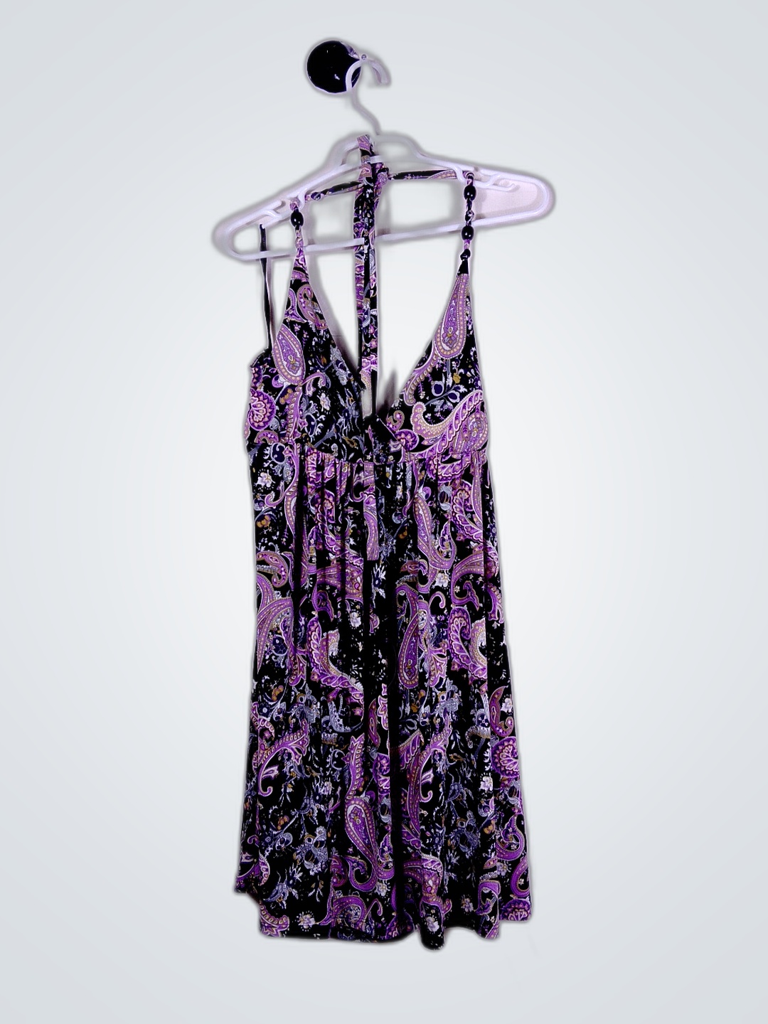 Vestido com Estampa de Paisley