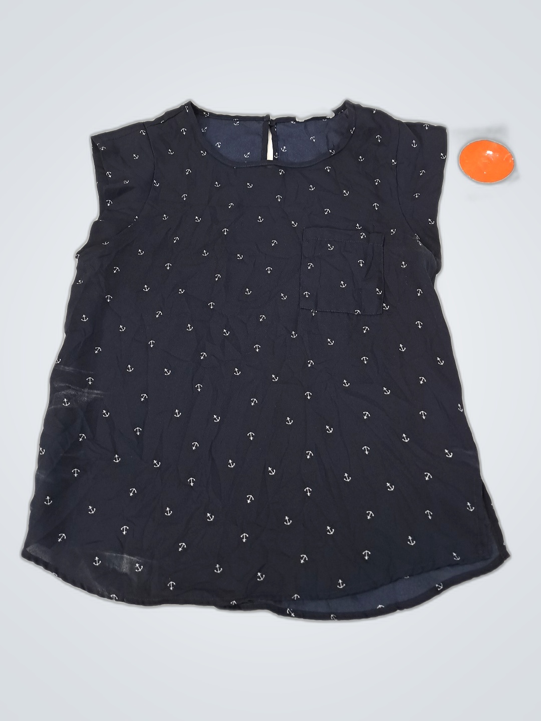 Daisy May Anchor Pattern Top
