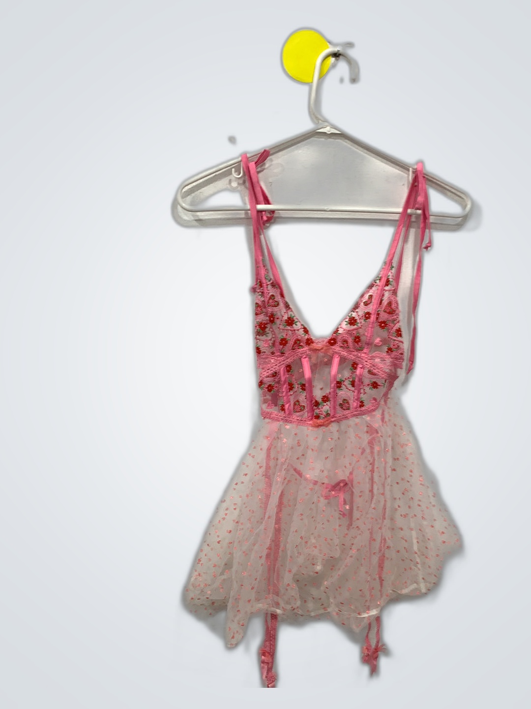Pink Lace Chemise