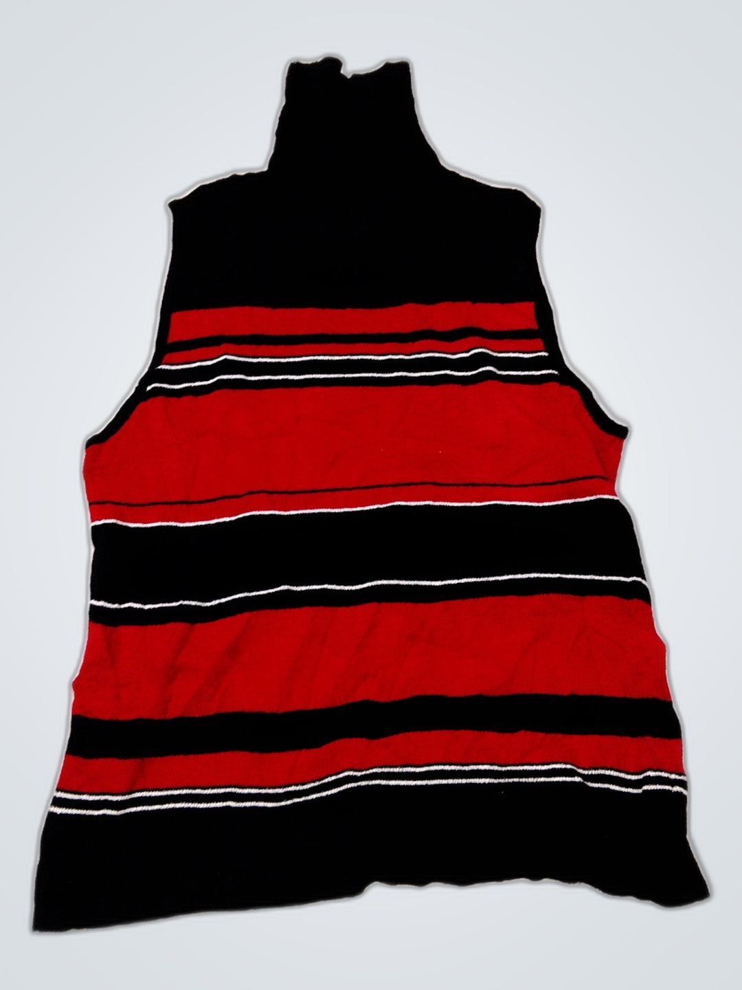 George Red and Black Striped Tank Top
