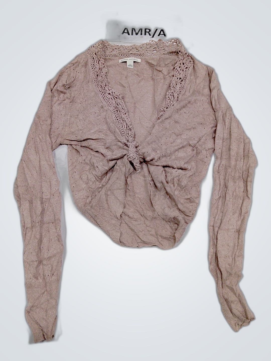 Banana Republic Pink Crochet Top