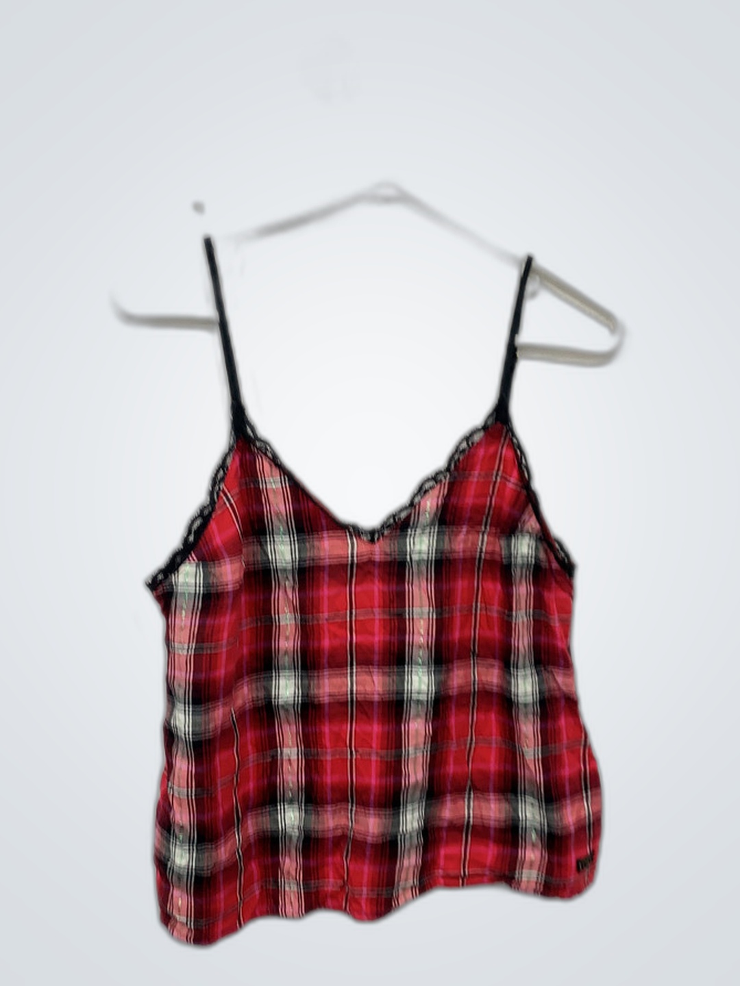 Victoria's Secret Camisola Vermelha Xadrez