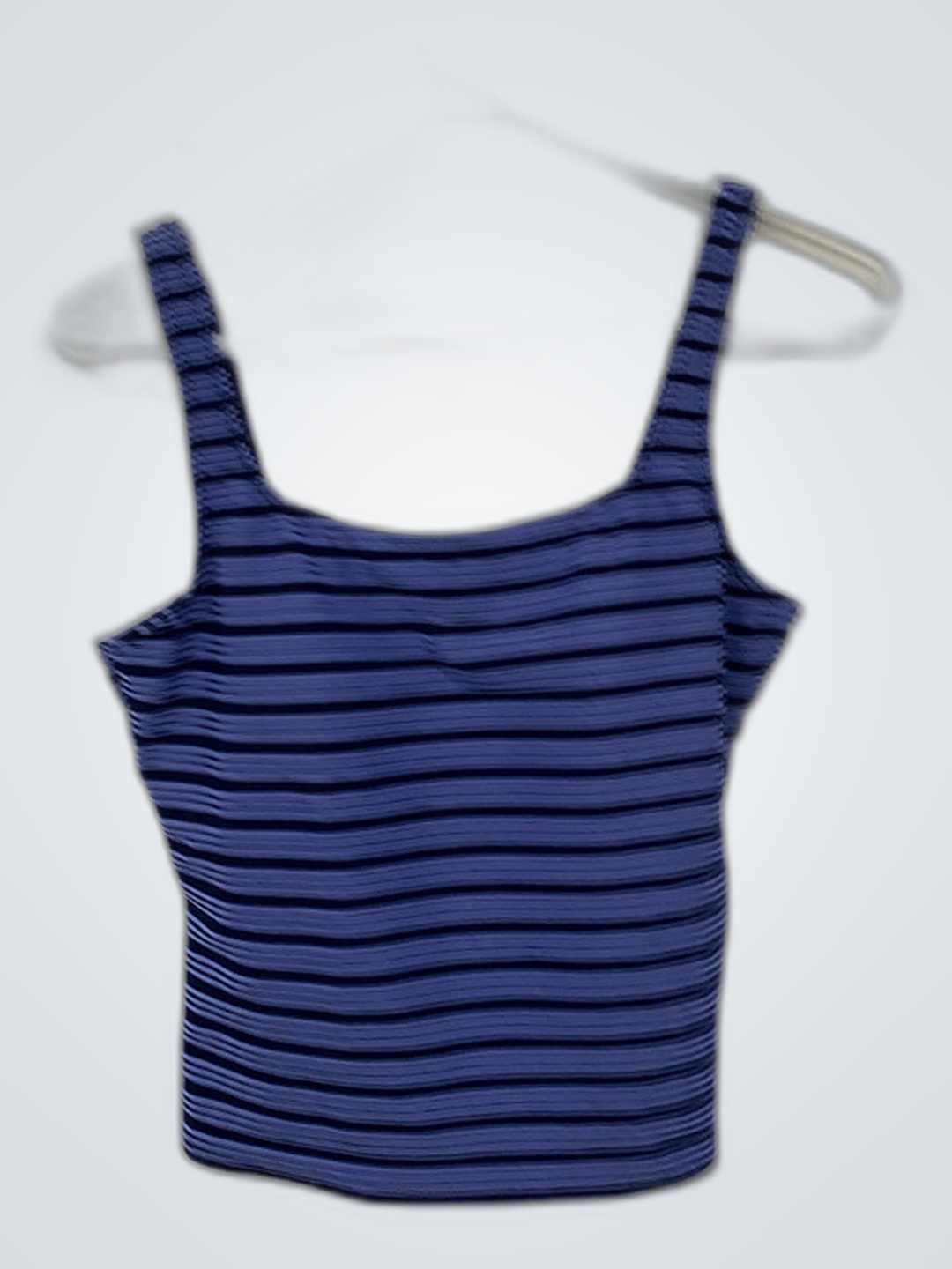 Blue Striped Tank Top