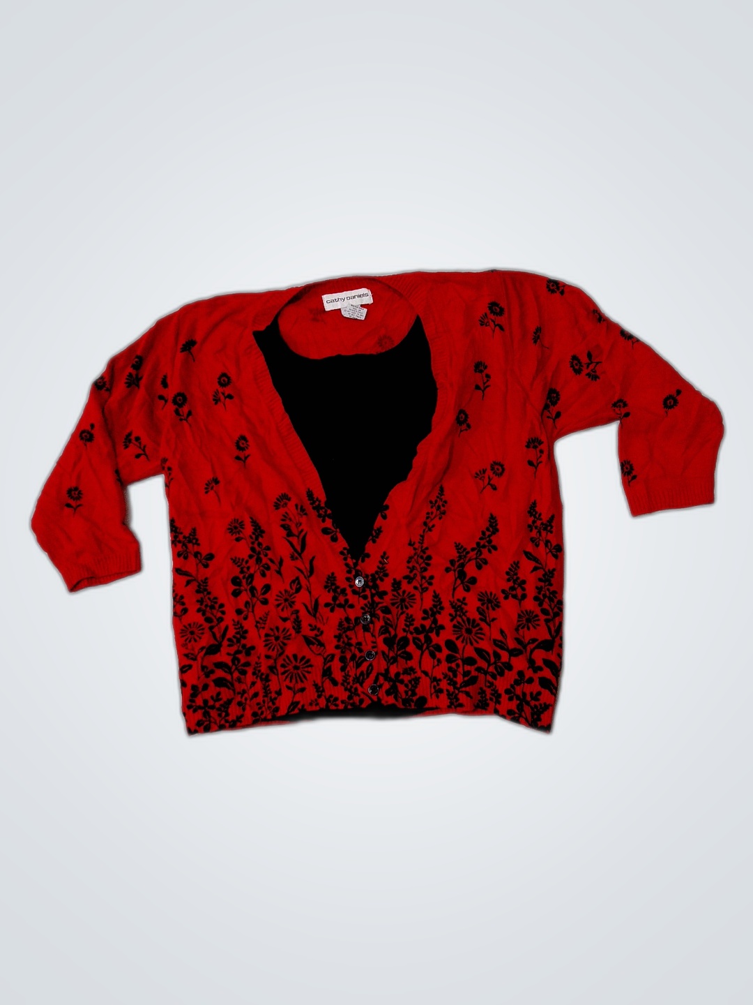 Suéter Floral Vermelho