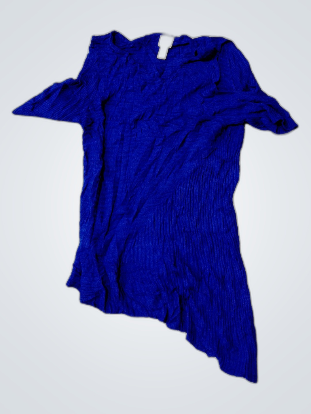 Blue Short-Sleeve Dress