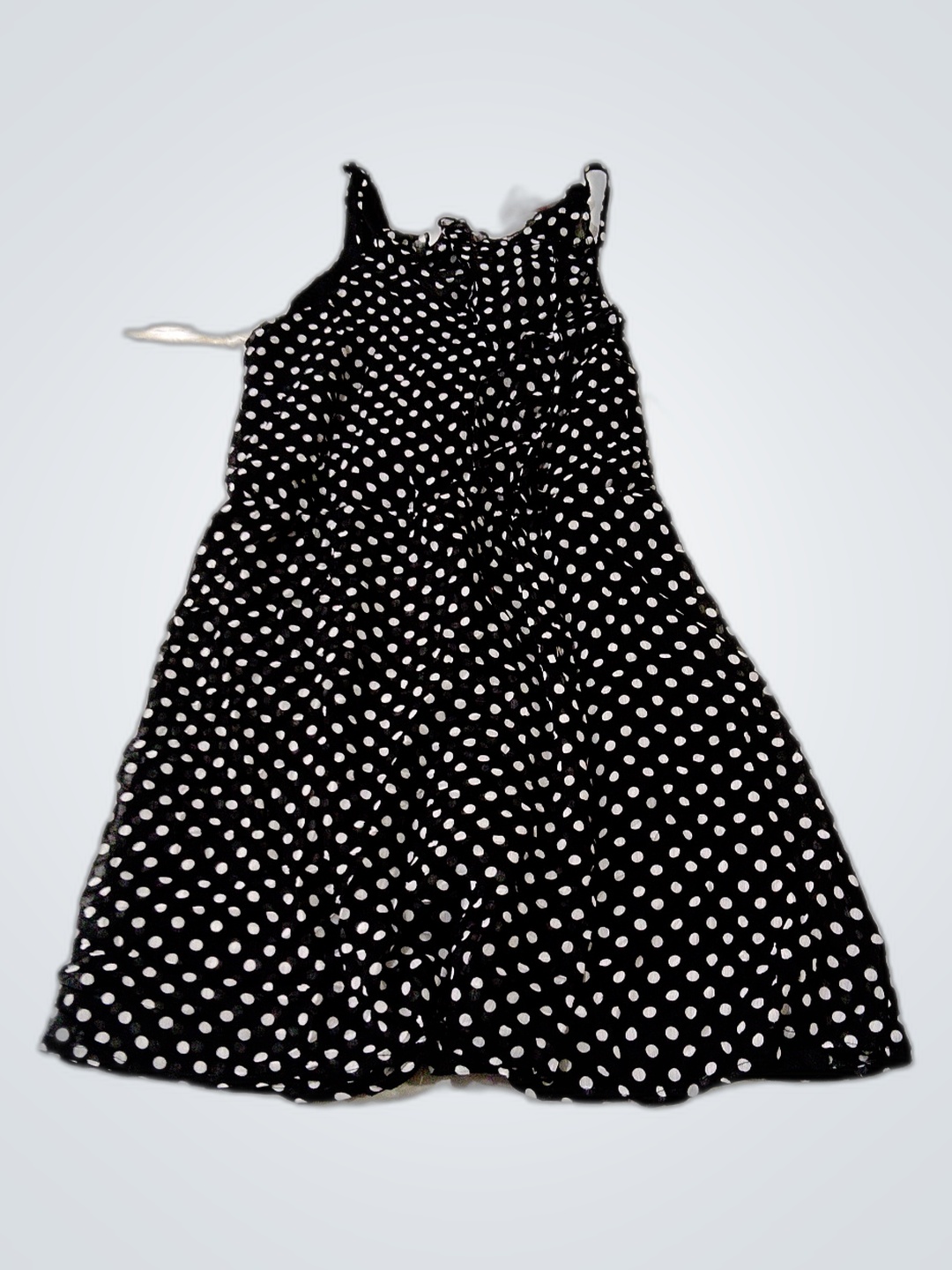 H&M Schwarzes Pünktchen Kleid