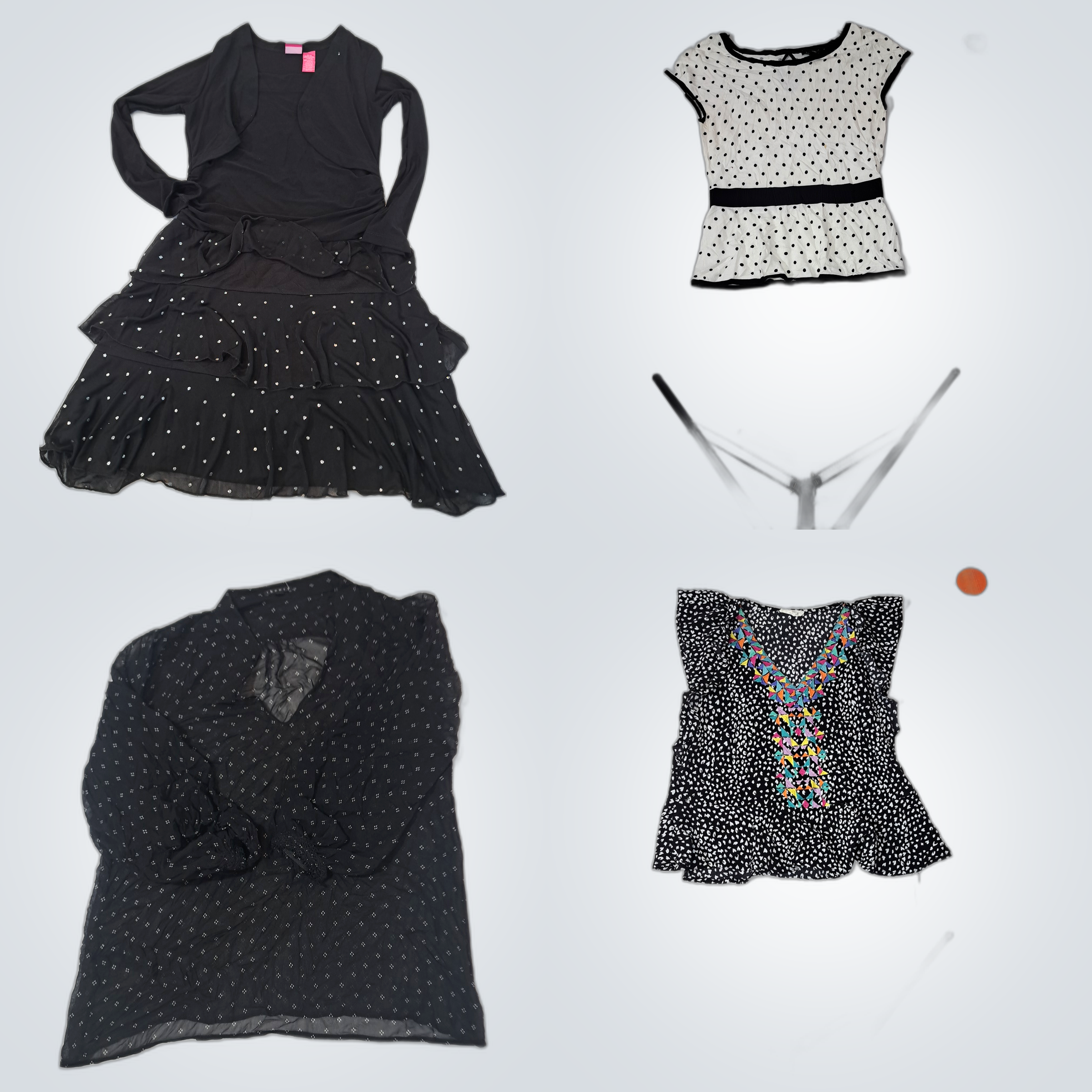 Polka Dot Bluse Bundle: Thalia Sodi, Theory, WHBM ..