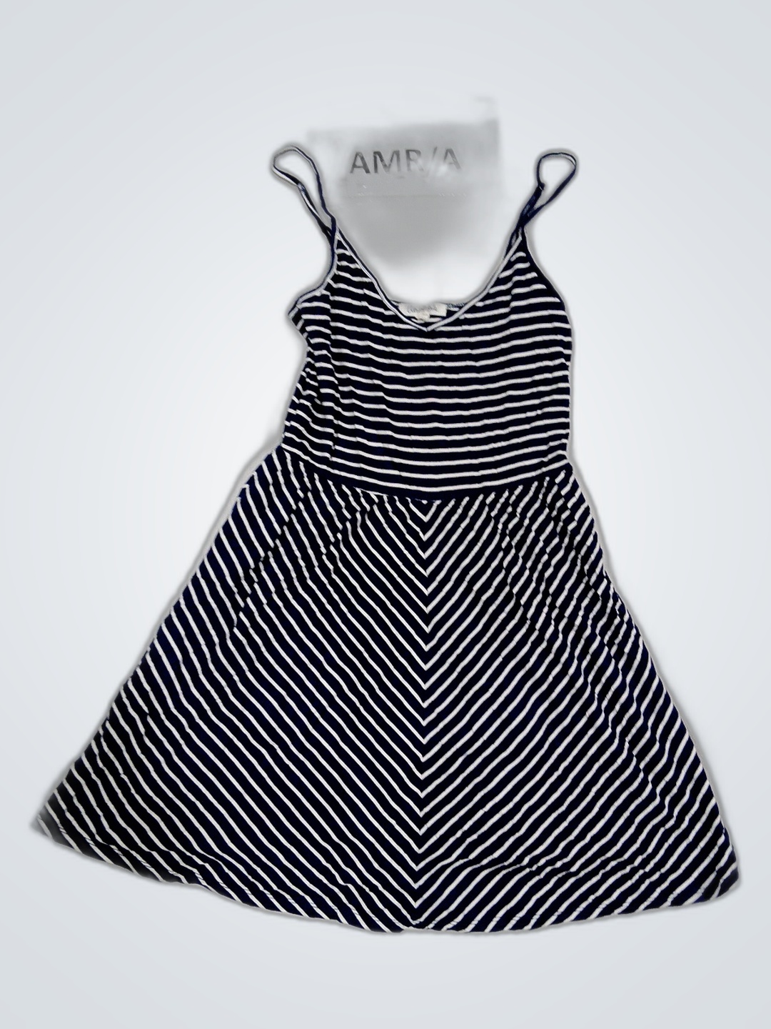 Vestido Mini Sem Mangas Listrado Aéropostale