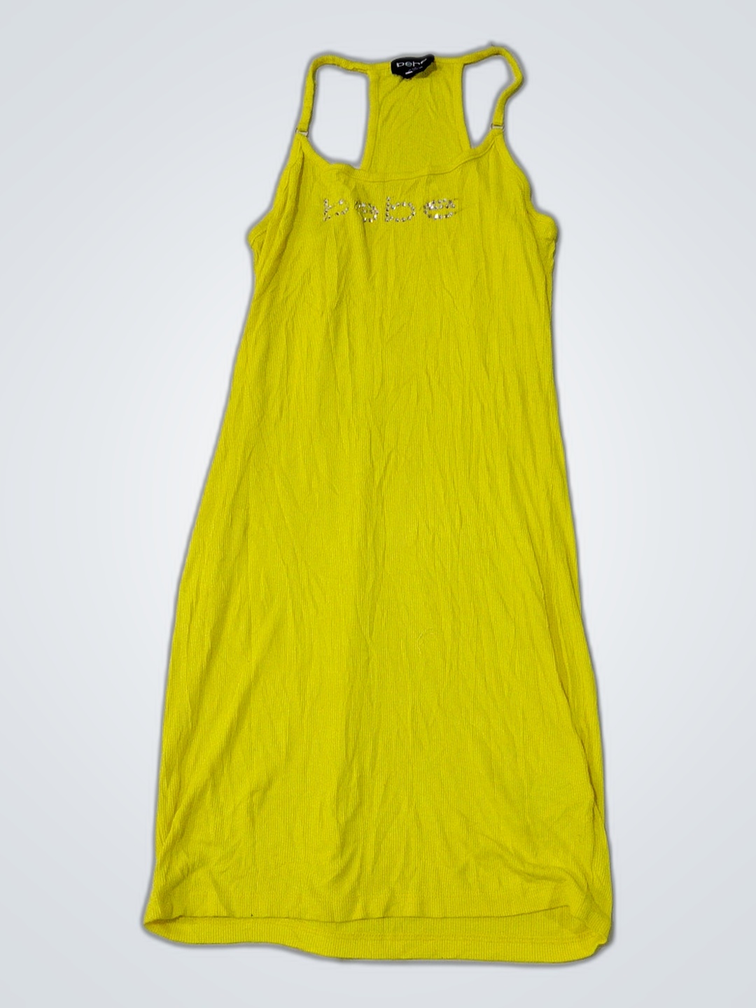 bebe Yellow Sleeveless Dress