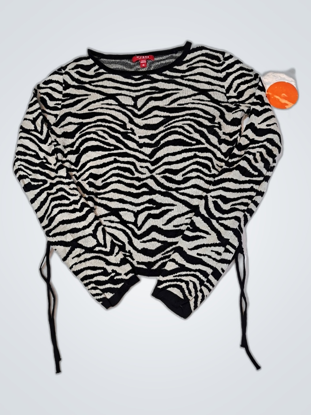 Suéter com Estampa de Zebra