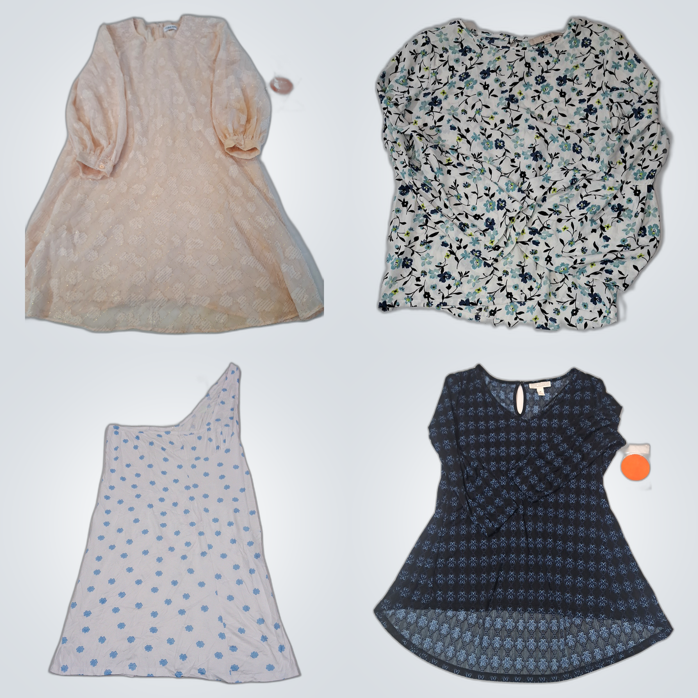 Designer Blouse & Dress Bundle: Calvin Klein, LOFT..