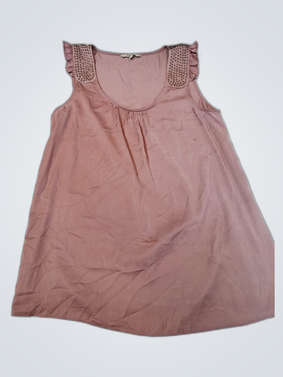 Blouse sans manches à volants RW&CO