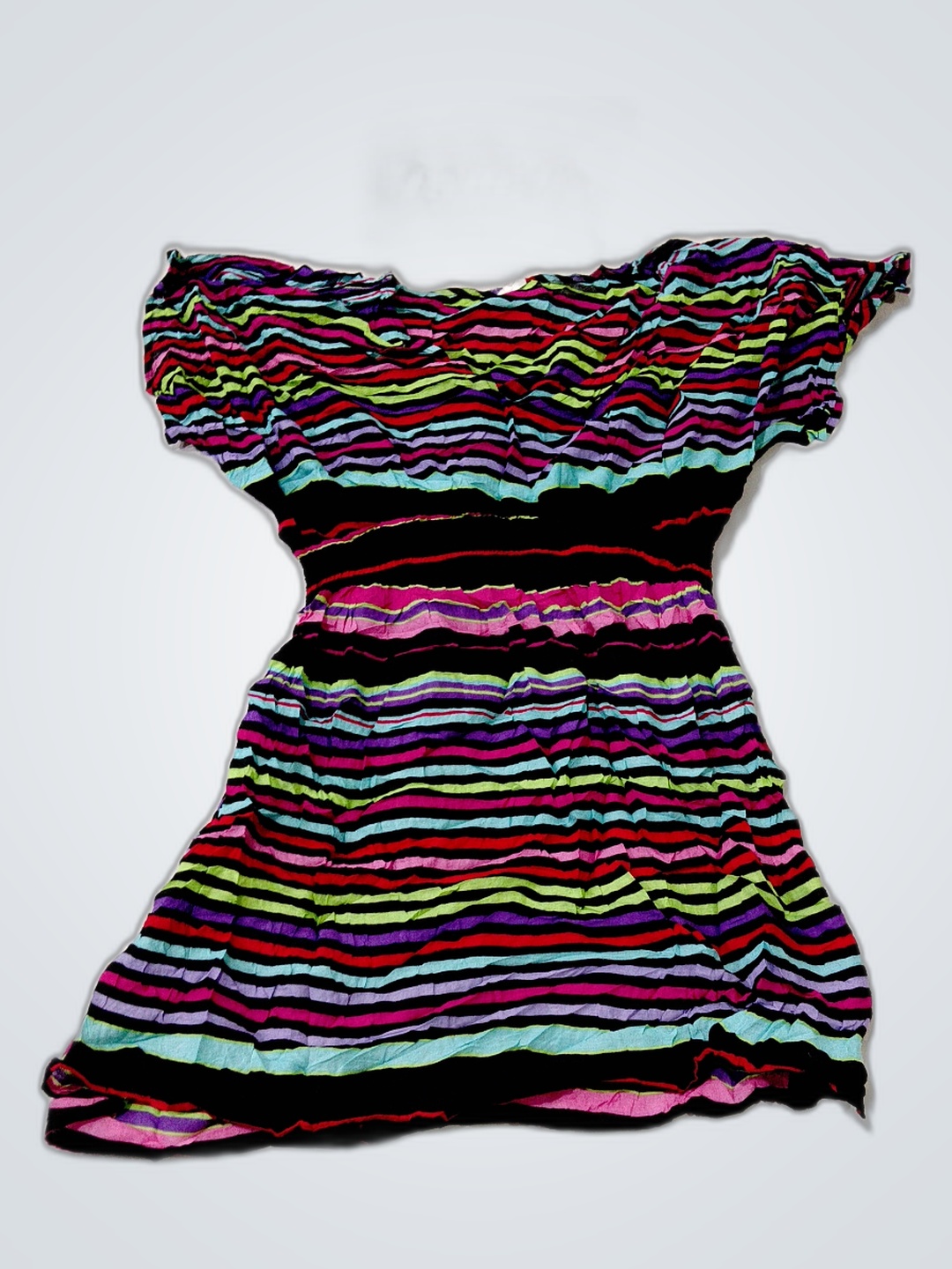 Multicolored Striped Dress
