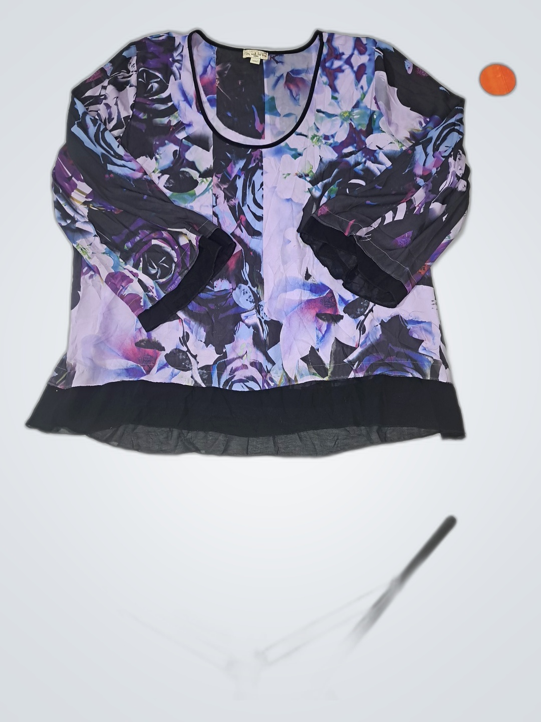 Live and Let Live Floral Blouse