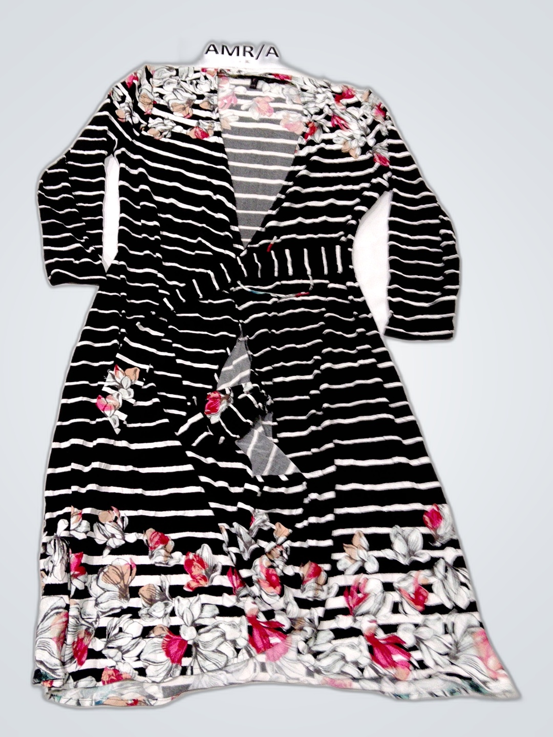 Striped Floral Dress