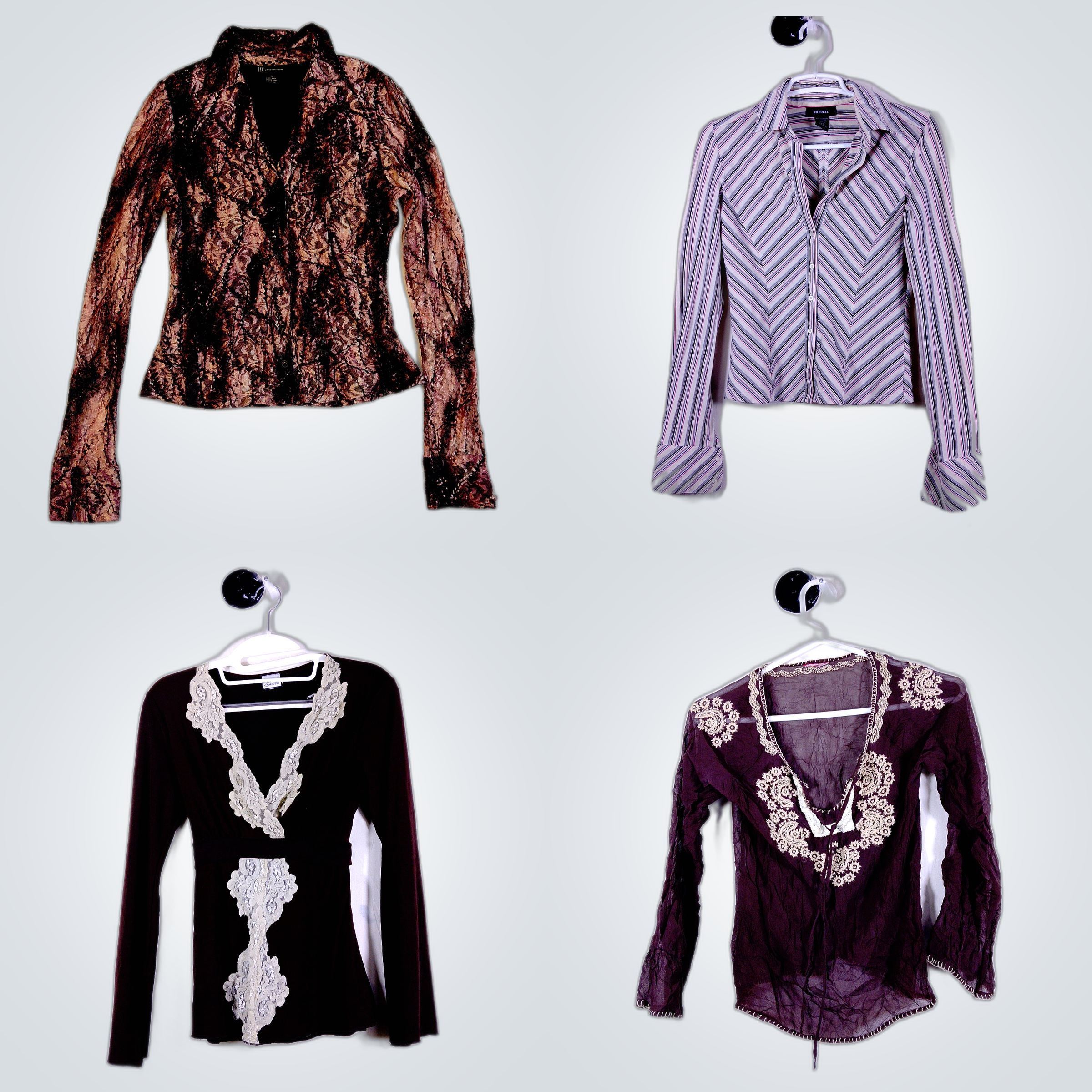 INC, Express y Más Lote de Blusas Top 7pcs Moda pa..