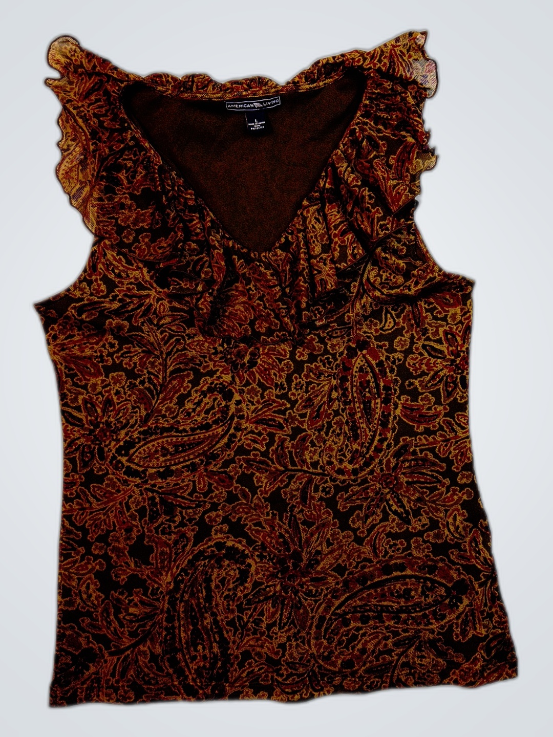 American Living Paisley Top
