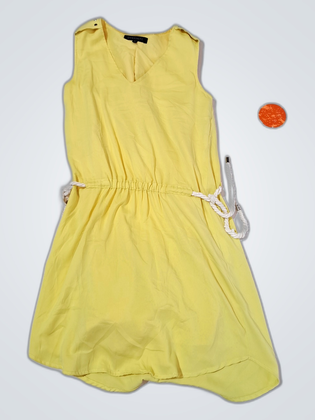Yellow Sleeveless Dress