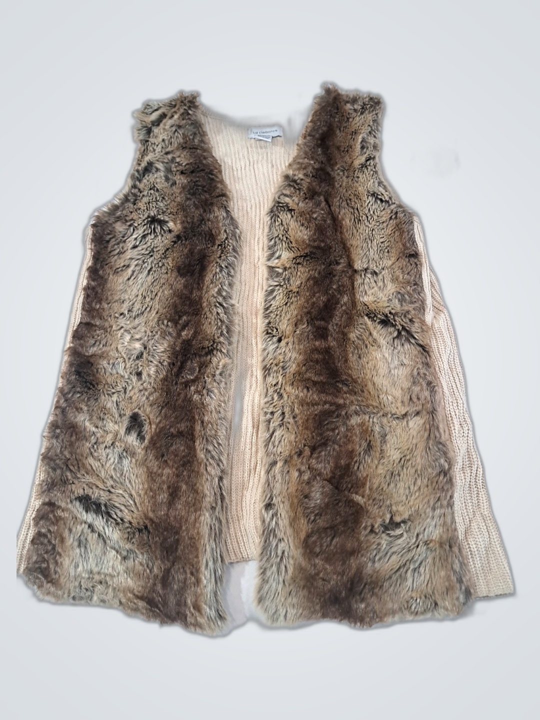 Colete de Pelúcia Liz Claiborne