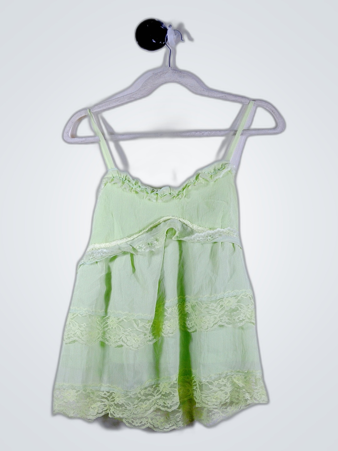 Green Lace Camisole