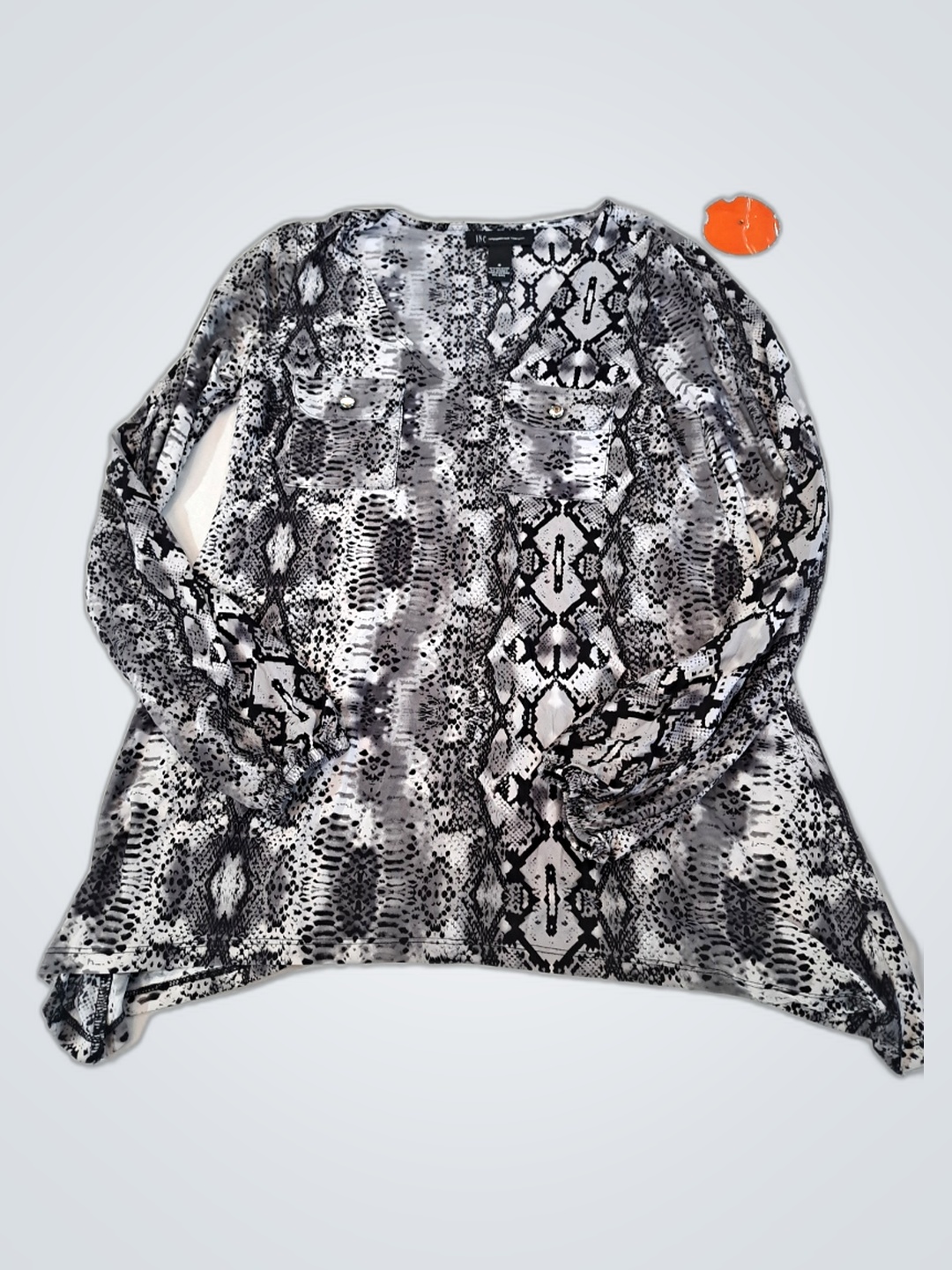 INC INTERNATIONAL CONCEPTS Animal Print Top