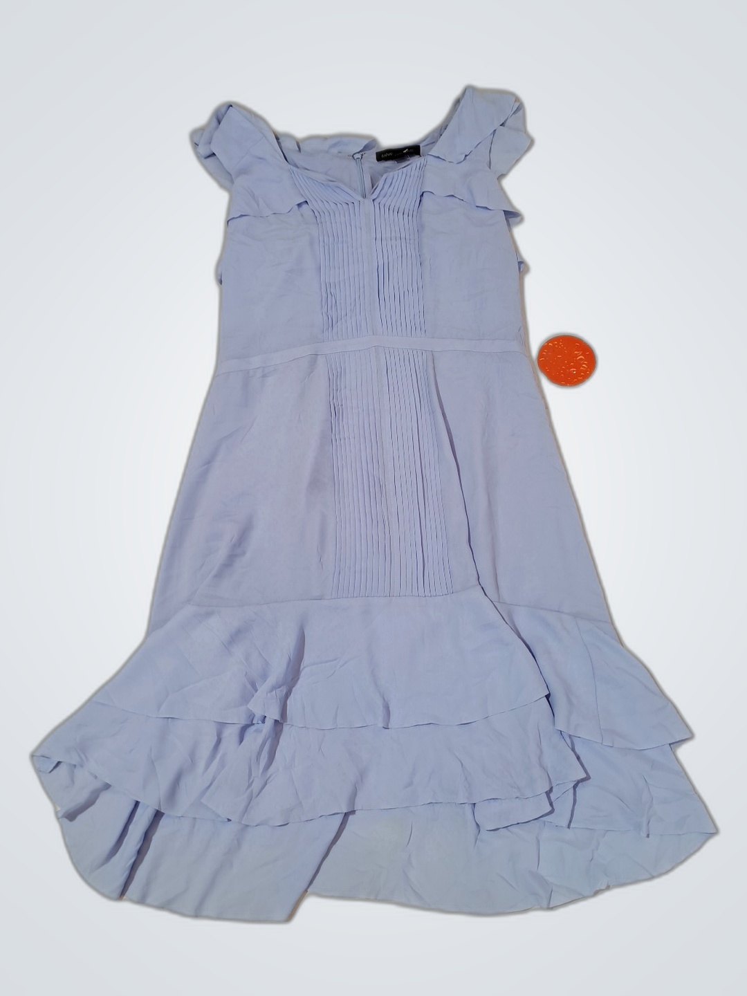 Robe à volants bleu clair Banana Republic