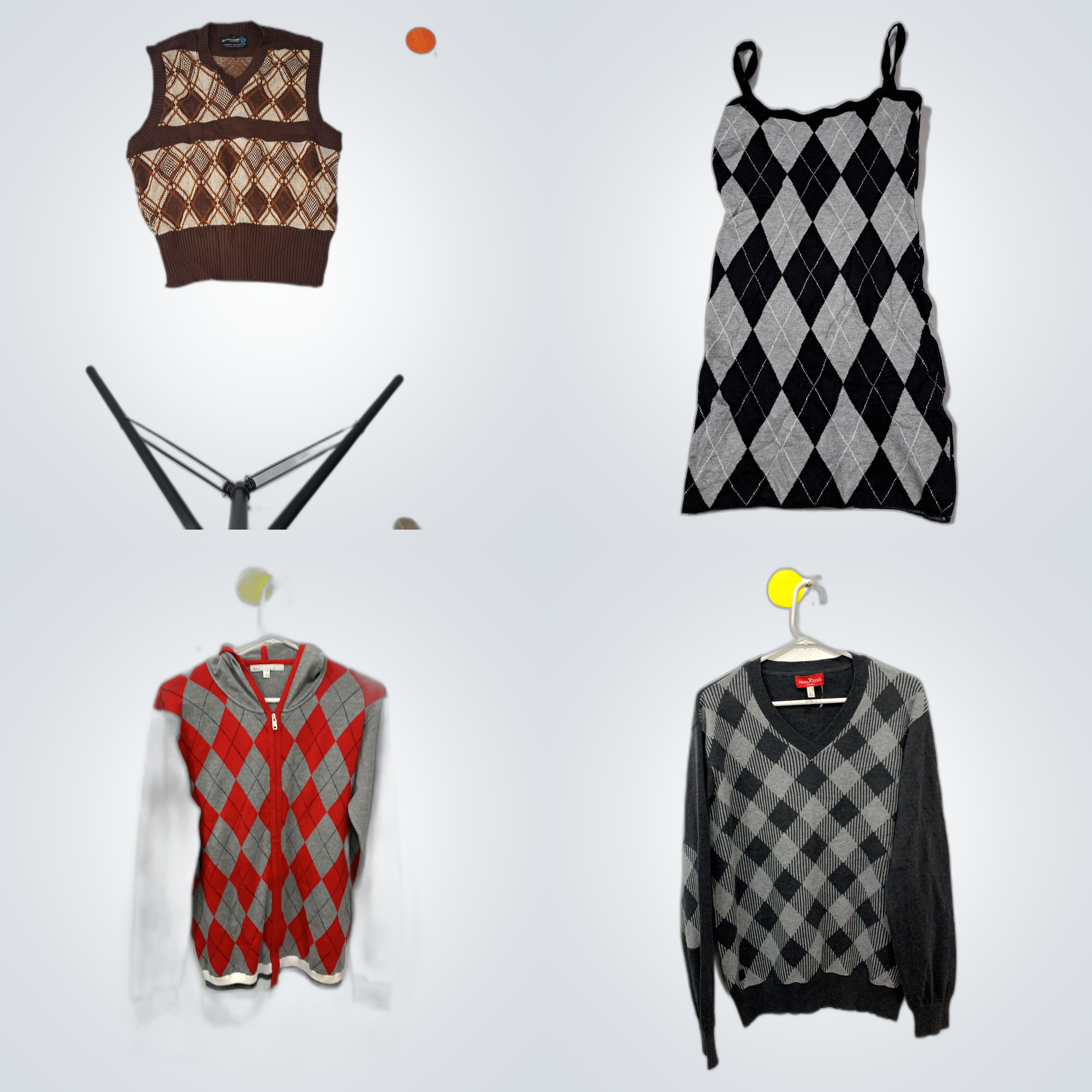 Argyle Knitwear Bundle - Brentwood, Marc Ecko, Doc..