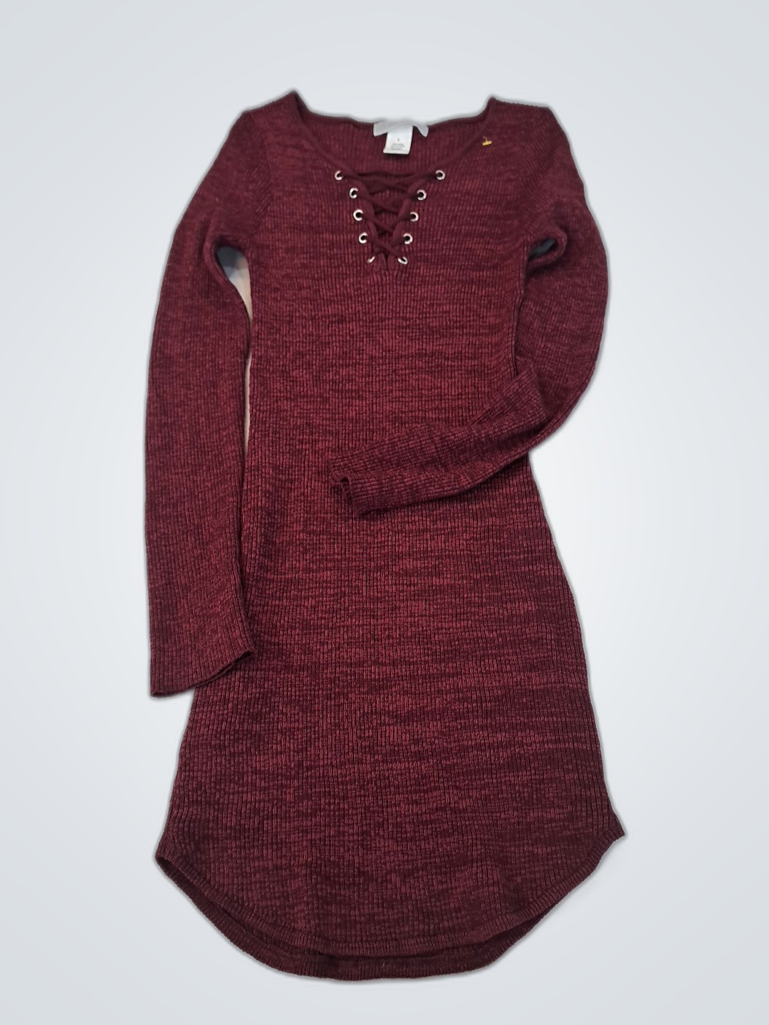 Robe en tricot marron Planet Gold