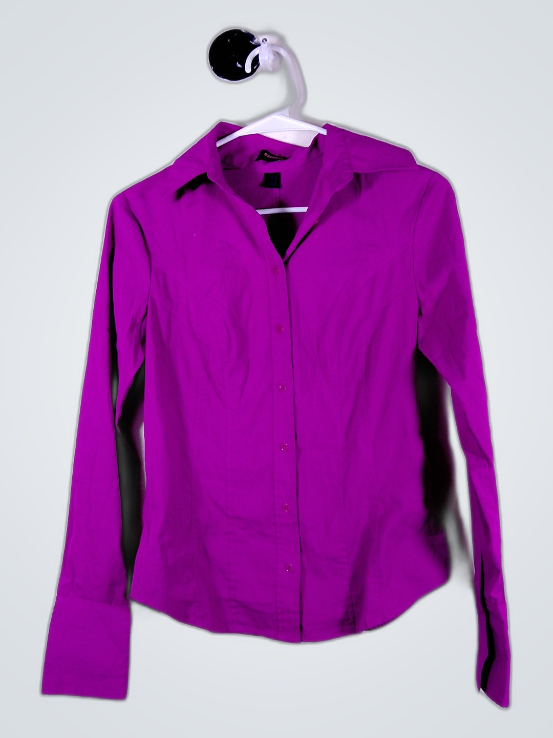 Express Stretch Lila Bluse