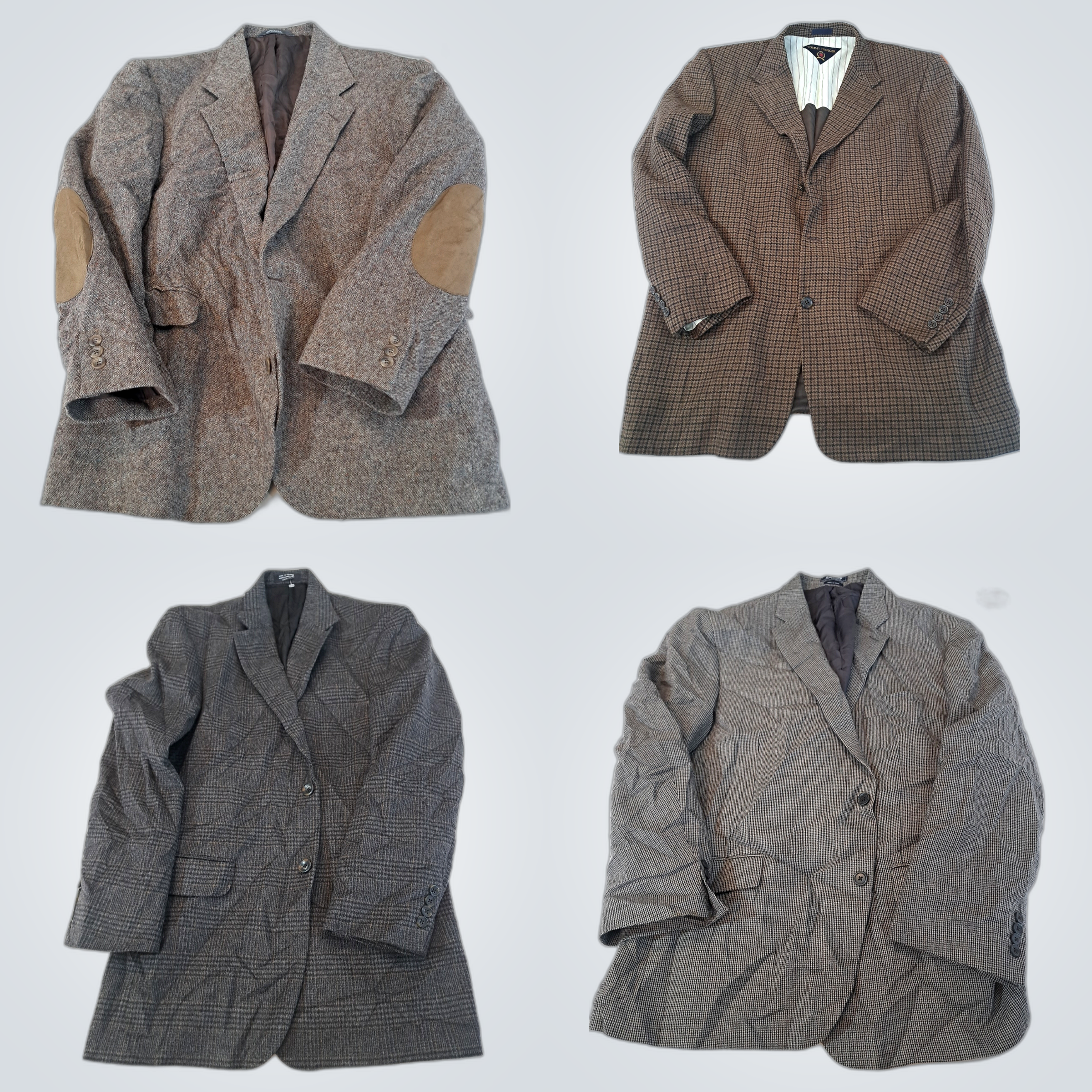Blazer Bundle: Tommy Hilfiger & More Graues Karomu..