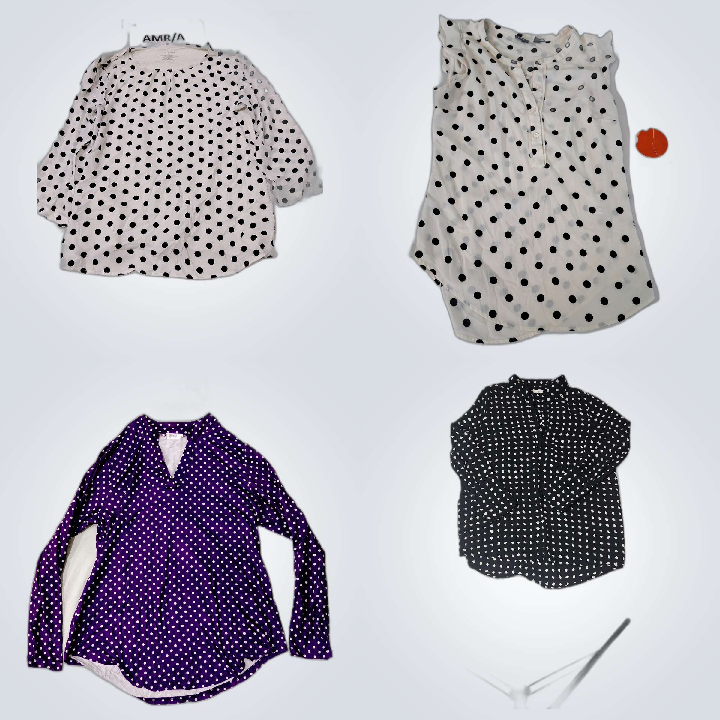Ensemble de Blouses à Pois - 10 Pièces Van Heusen,..