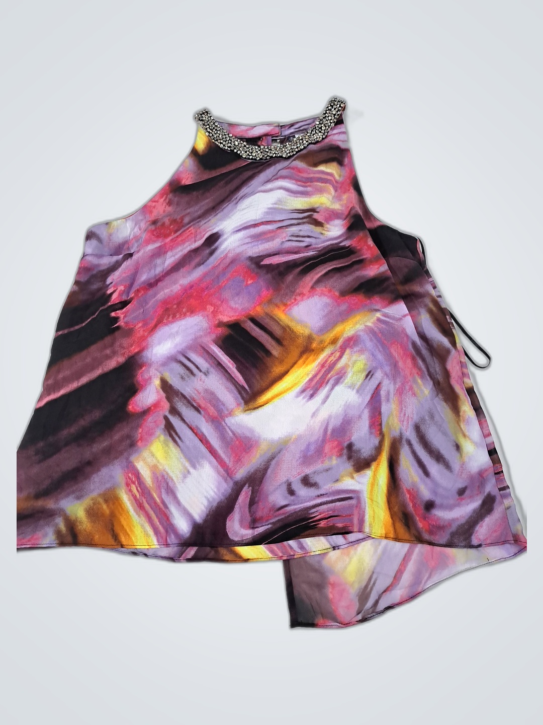 Jennifer Lopez Pink and Purple Dress