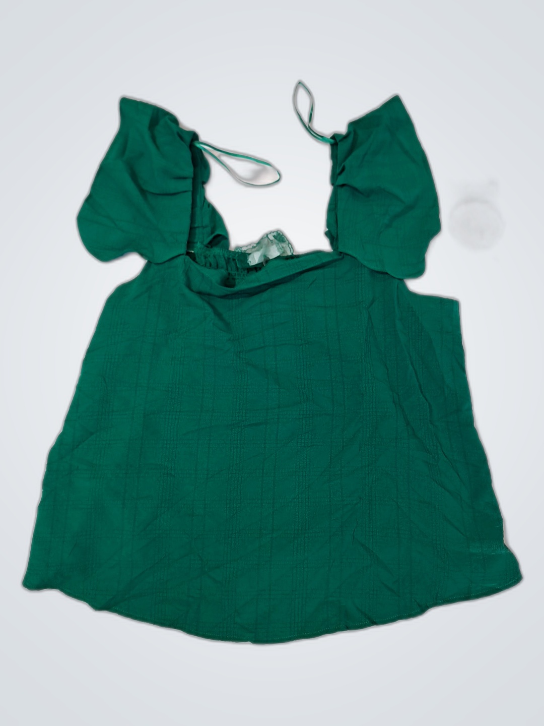 Green Off-the-Shoulder Top