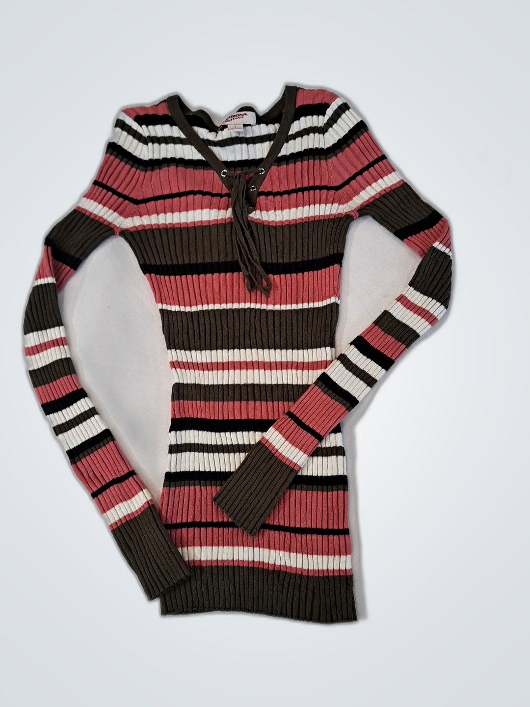 Arizona Long Sleeve Striped Dress