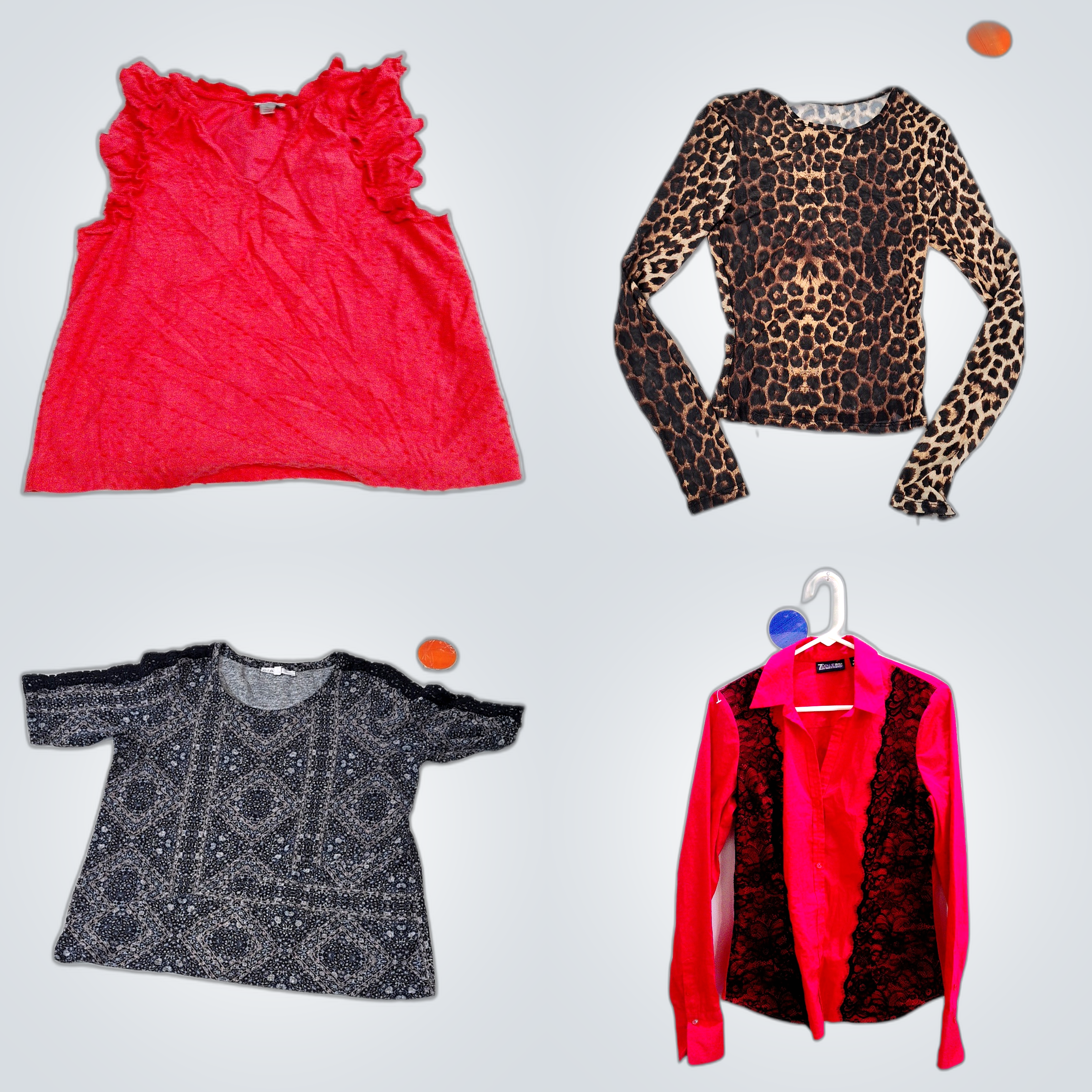 Ensemble de haut légèrement utilisé : Cleo, J.Crew..