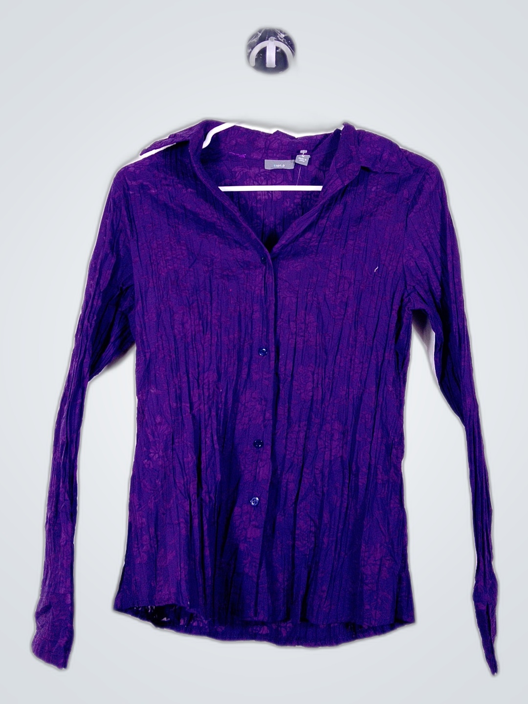 Purple Long Sleeve Blouse