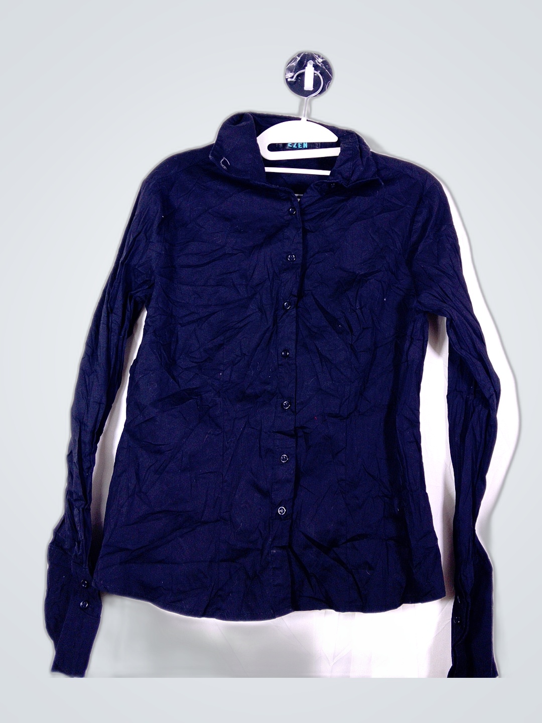 EZEN Dark Blue Long-Sleeve Shirt
