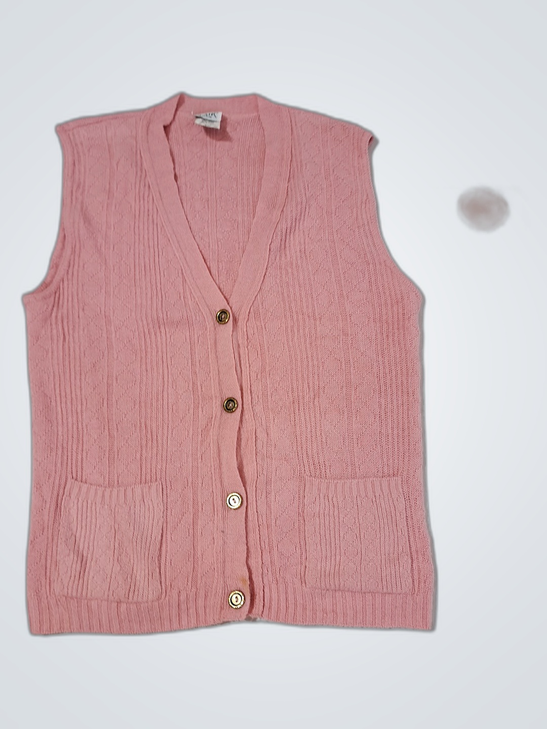 Pink Knit Vest