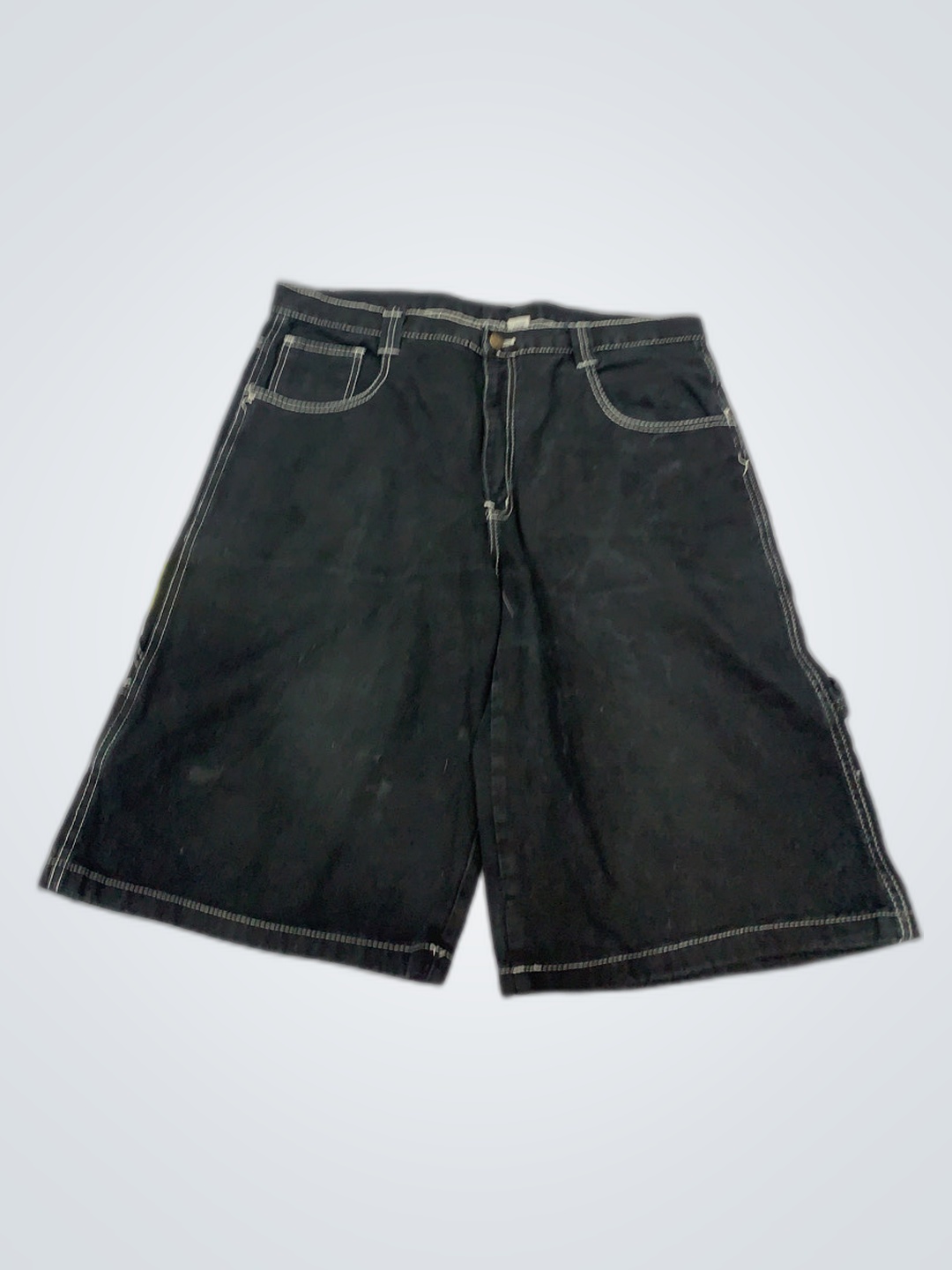 Shorts en denim noir