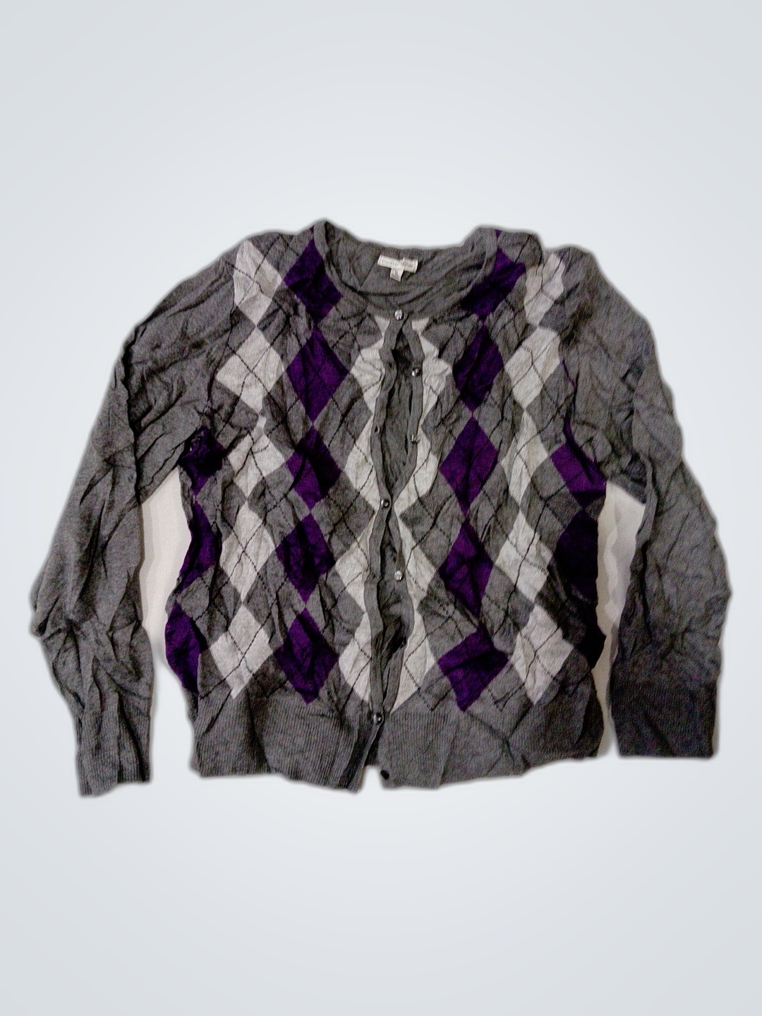 Pull en argyle gris Croft & Barrow