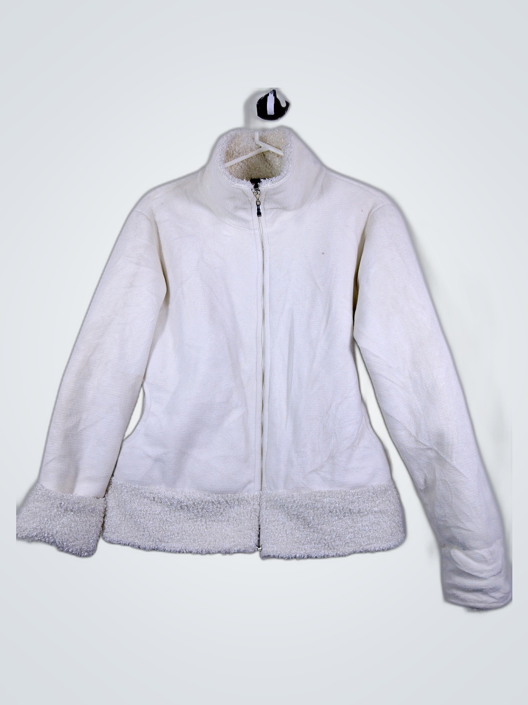 Sandra White Sherpa Jacket