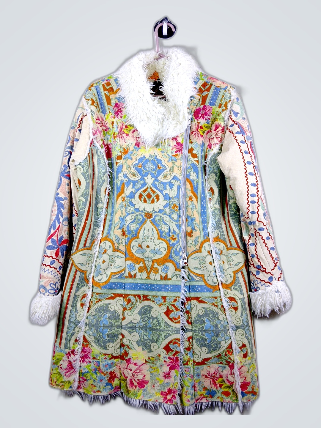 Veste en daim brodée Johnny Was