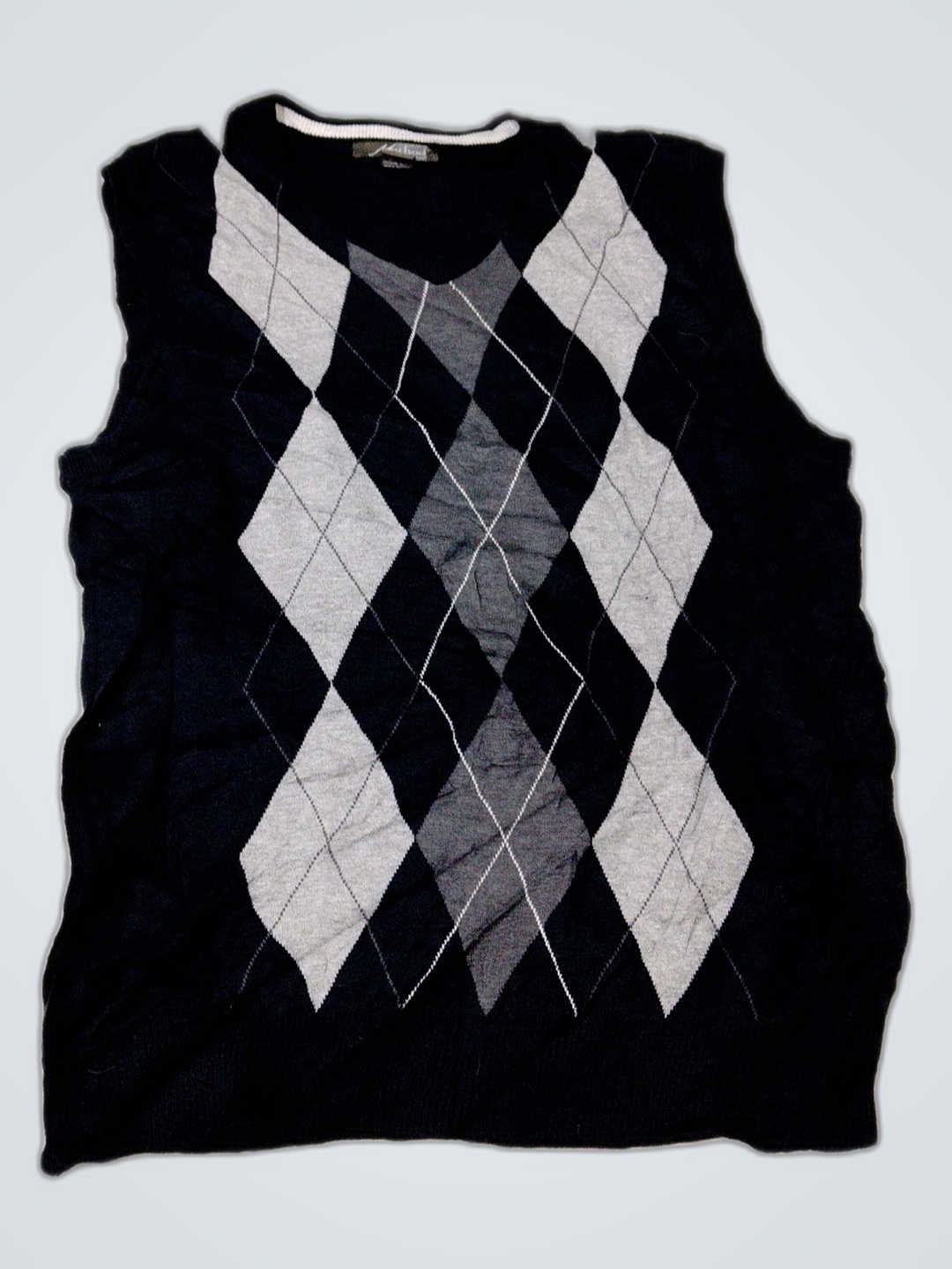 Gilet à motif argyle