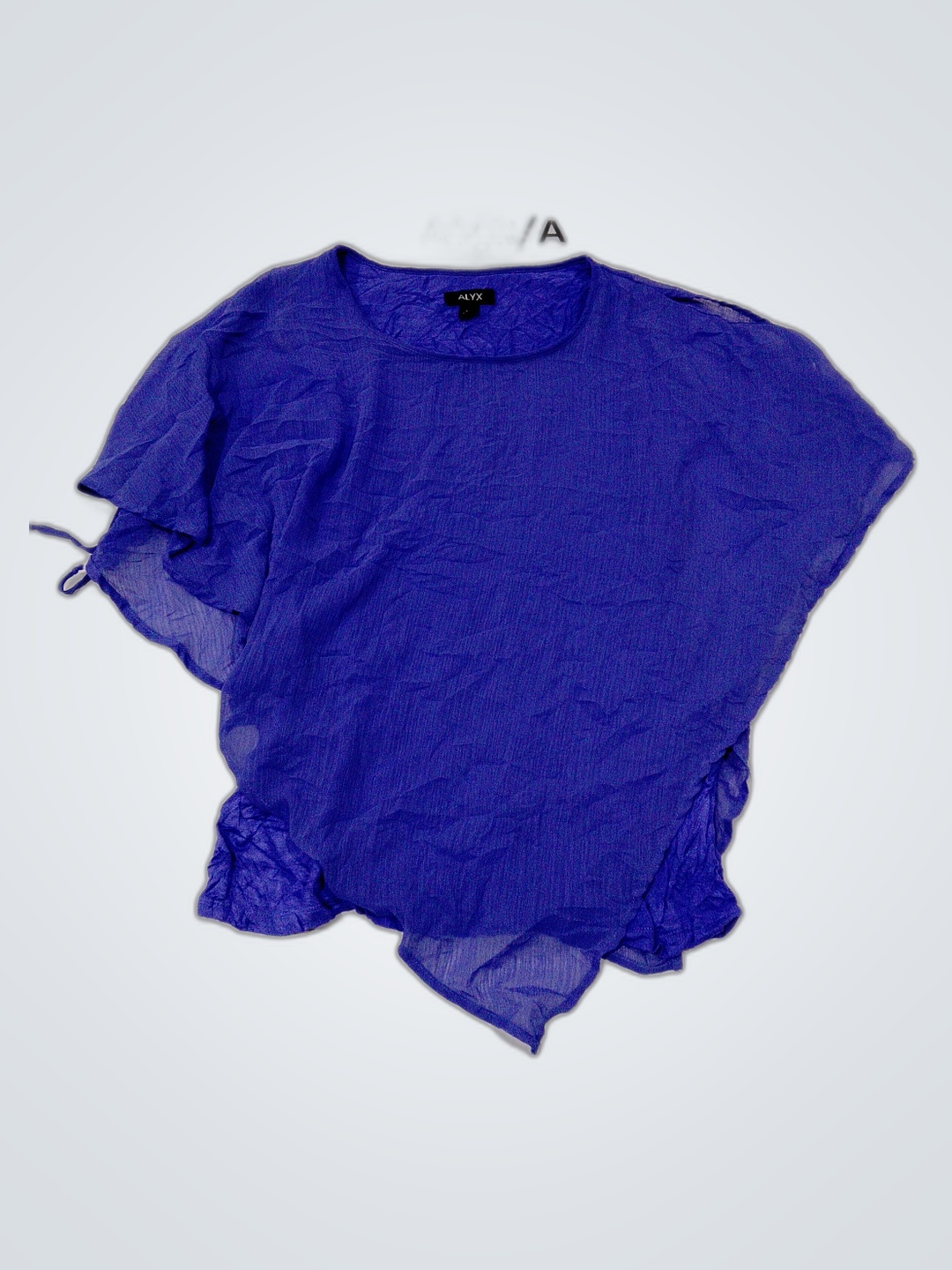 Blusa Azul Transparente